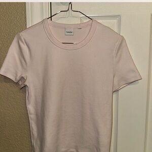 Aritzia Sunday Best Best Hug Soft Pink Short Sleeve Tee